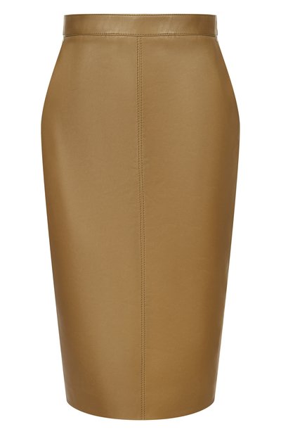 Женская кожаная юбка SAINT LAURENT, арт. 846801/Y50A2