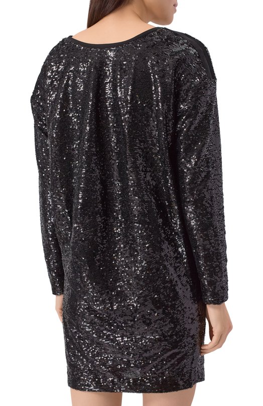 Платье с отделкой пайетками BOSS 50547996 Чёрный  50547996 Фото 3