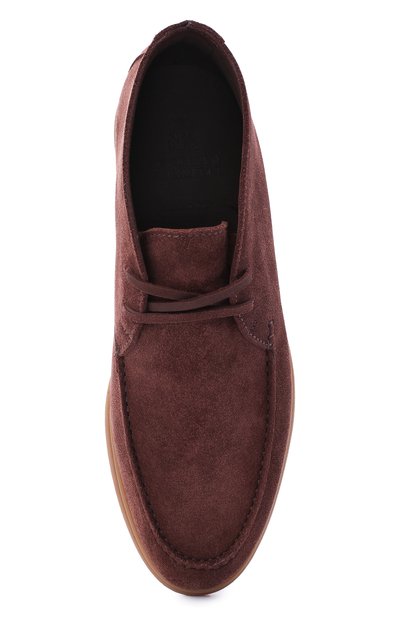 Замшевые ботинки BRUNELLO CUCINELLI коричневого цвета по цене 89150 руб., арт. MZUC0BB857, фото 5 Замшевые ботинки BRUNELLO CUCINELLI, арт. MZUC0BB857, фото 5