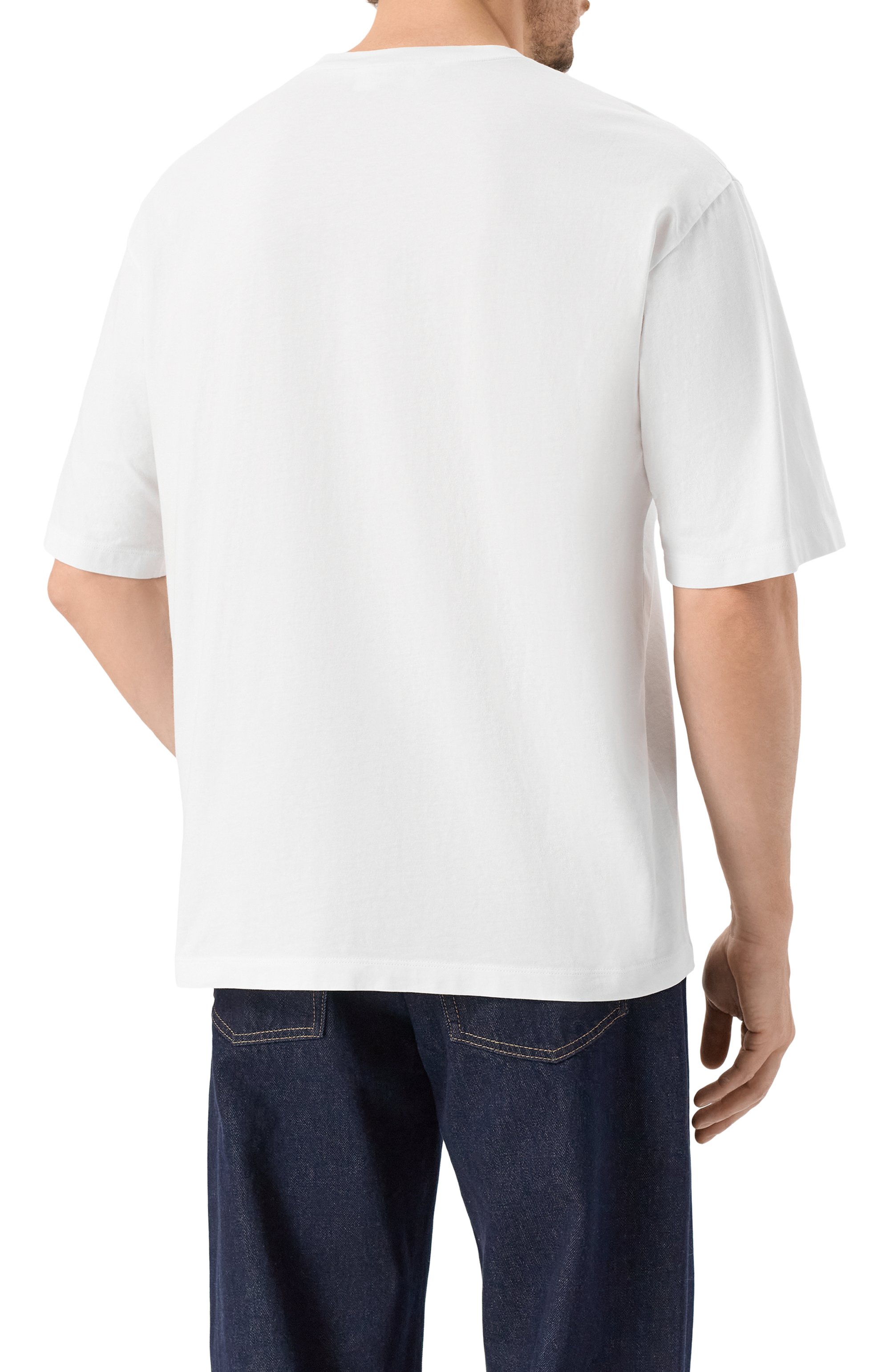 Хлопковая футболка dsquared2 x magliano DSQUARED2 белого цвета по цене 35500 руб., арт. S71GD1596/D20020, фото 4 Хлопковая футболка dsquared2 x magliano DSQUARED2, арт. S71GD1596/D20020, фото 4