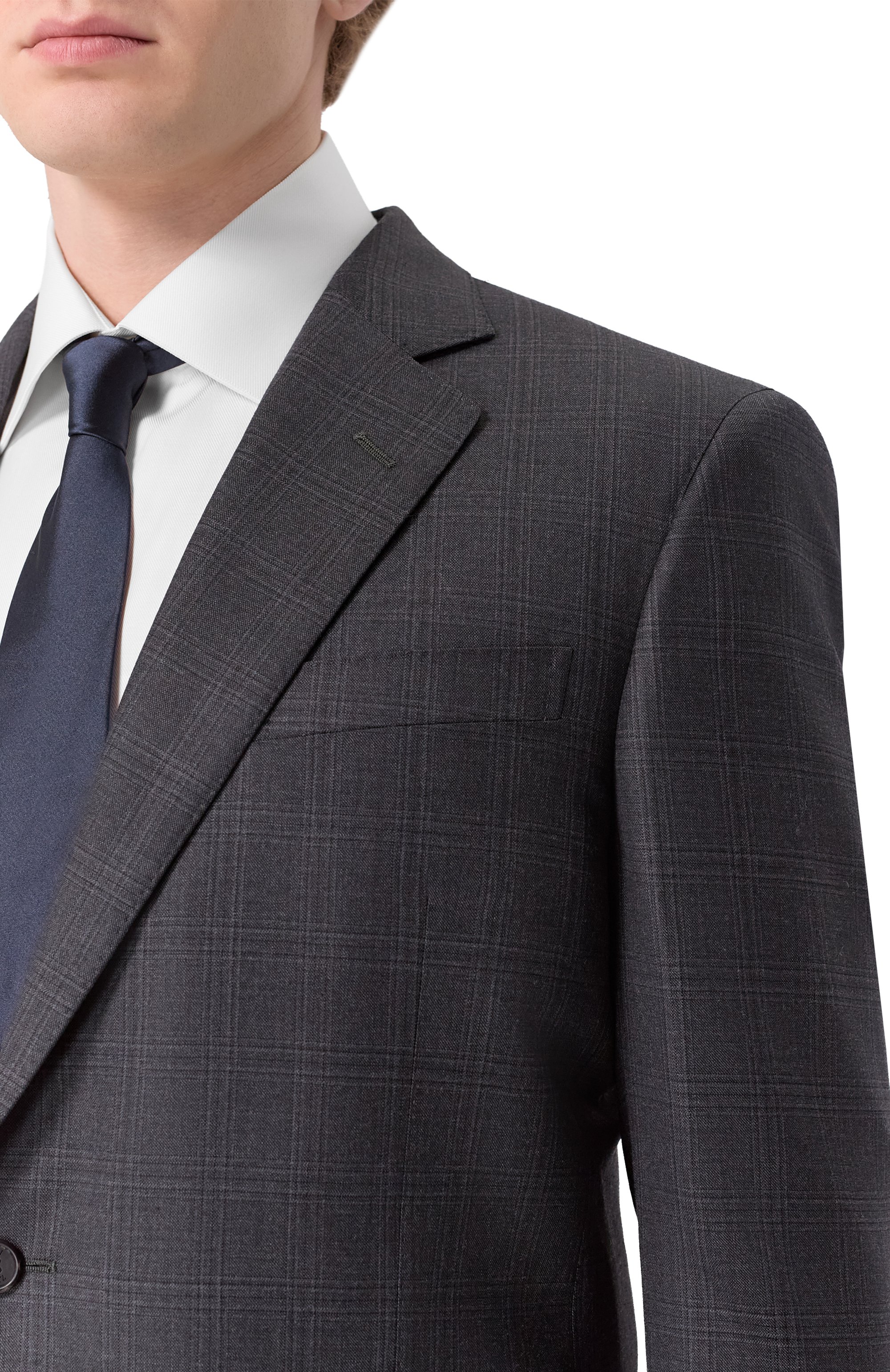 Шерстяной костюм ZILLI темно-серого цвета по цене 478500 руб., арт. SP2T01M020441035Q, фото 6 Шерстяной костюм ZILLI, арт. SP2T01M020441035Q, фото 6