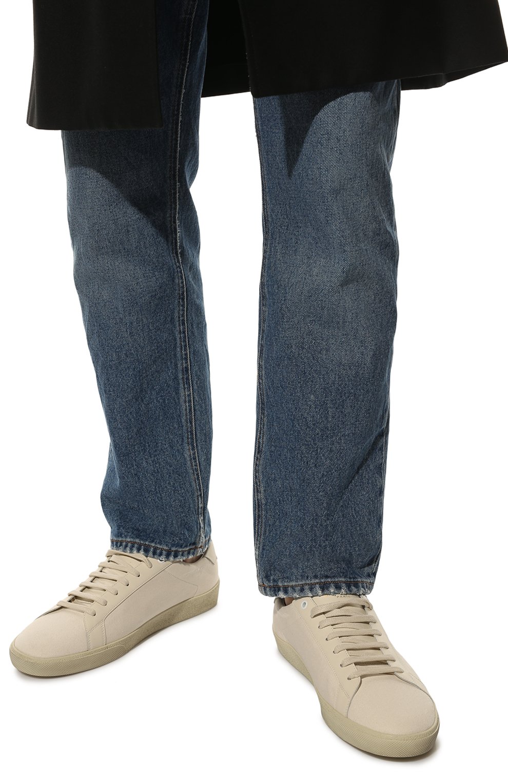 Текстильные кеды court classic SAINT LAURENT, арт. 611106/GUP10, фото 3