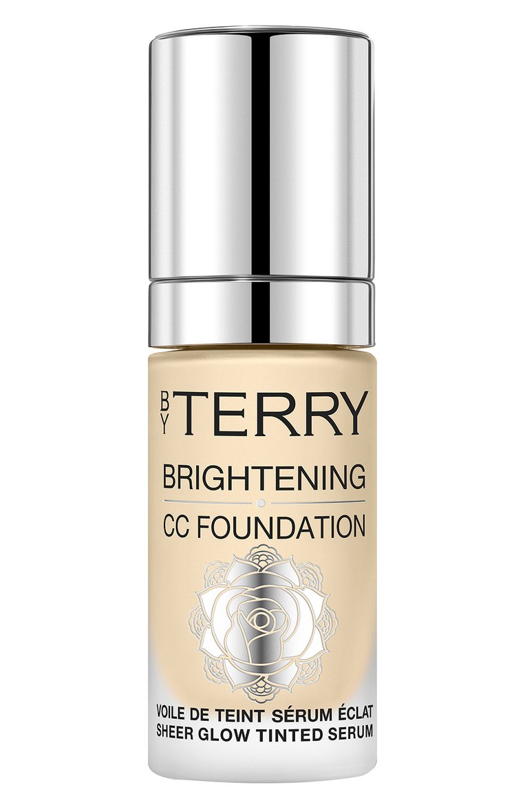 Тональный крем-сыворотка brightening cc foundation, оттенок 1w fair warm (30ml) BY TERRY  цвета, арт. V23000103 | Фото 1 (Нос: Не проставлено; Региональные ограничения белый список (Axapta Mercury): Не проставлено; Финишное покрытие: Сияющий; SPF фильтр: Минимальный (0-5); Обьем косметики: 30ml)