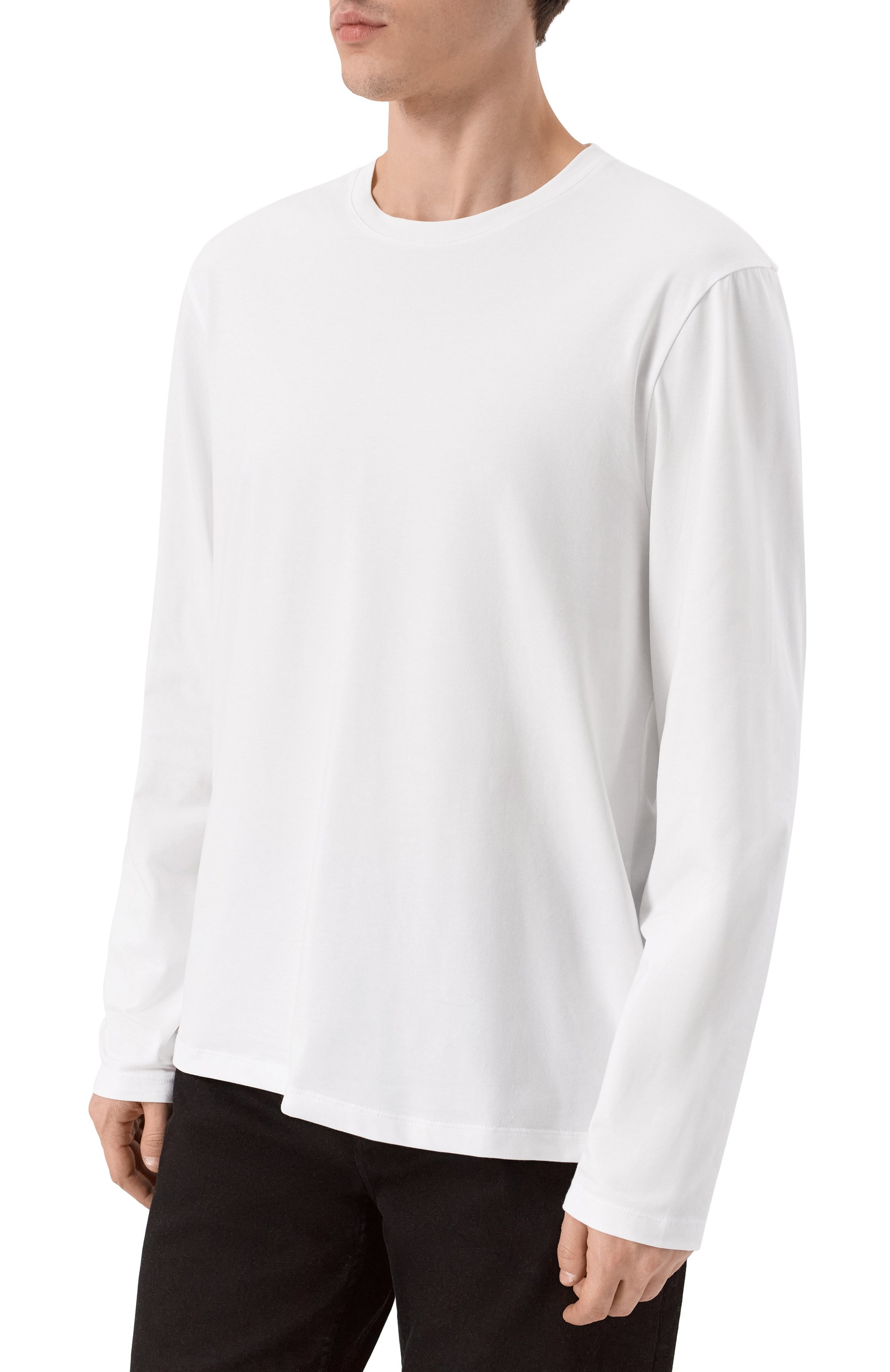 Хлопковый лонгслив 7 FOR ALL MANKIND, арт. 7MLS1237-WHT, фото 3