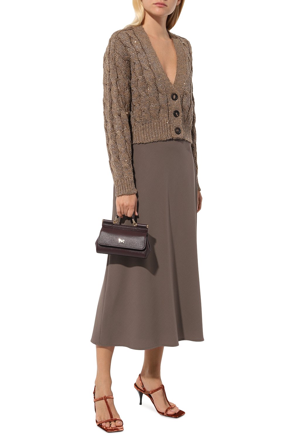 Сумка sicily small DOLCE & GABBANA, арт. BB9116_BE9116/A1001_1, фото 7