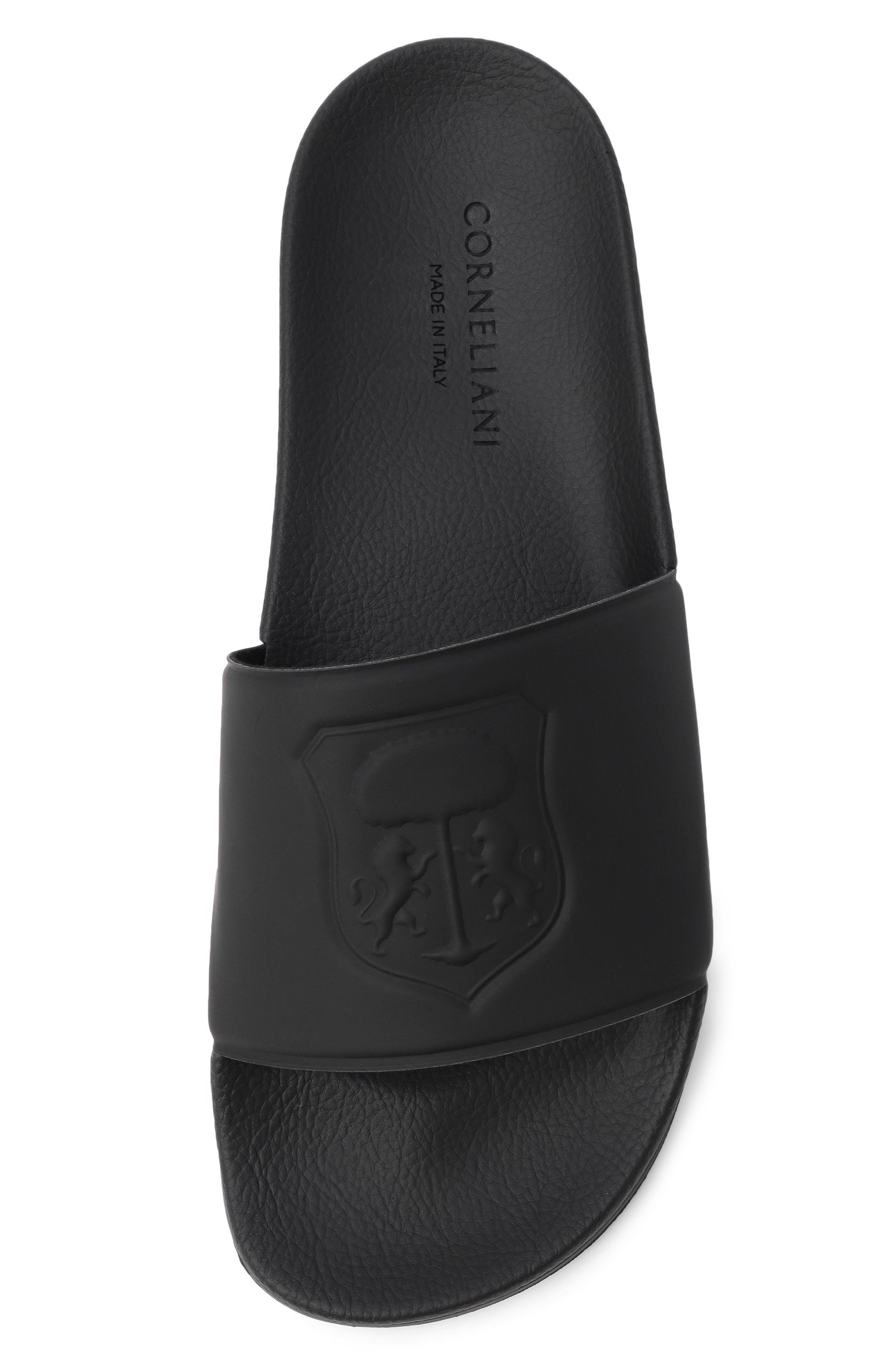 Шлепанцы CORNELIANI черного цвета по цене 18500 руб., арт. 27TM88/2720961, фото 5 Шлепанцы CORNELIANI, арт. 27TM88/2720961, фото 5