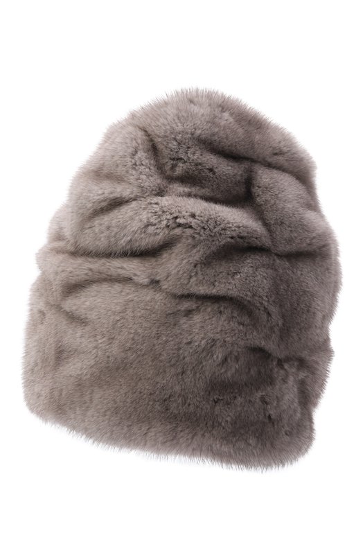 Меховая шапка из норки FurLand 0204100110343600000 Серый  0204100110343600000 Фото 2