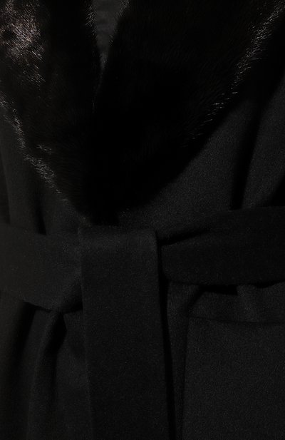 Пальто с воротником из меха норки SEVEN LAB, арт. SCP.20.900.364, фото 5