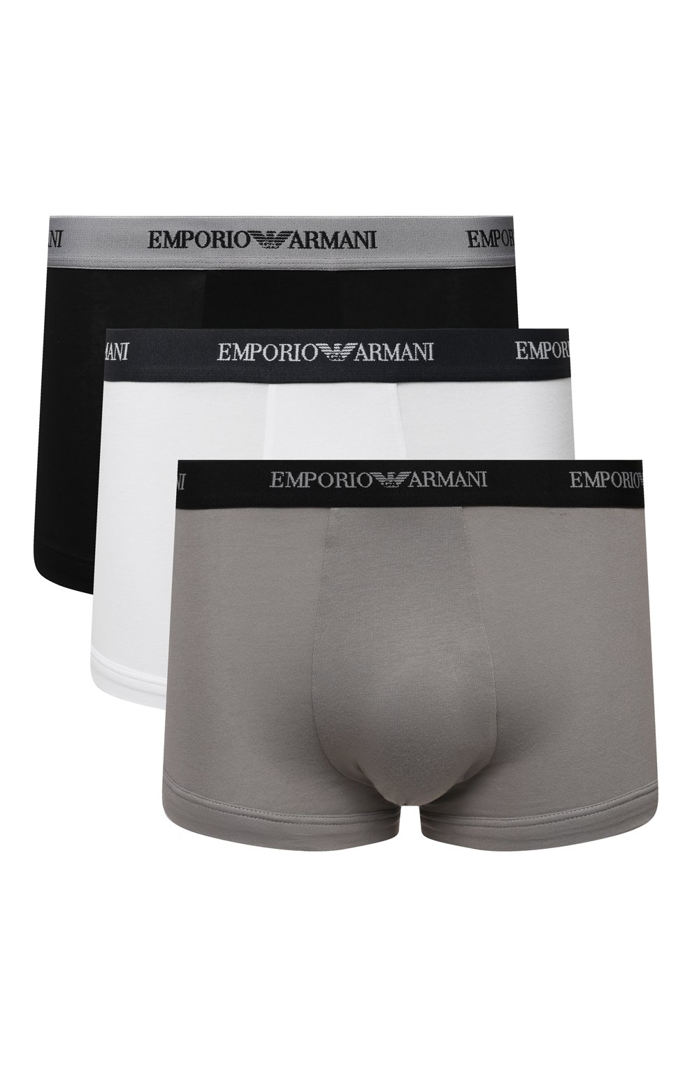 Комплект из трех хлопковых боксеров EMPORIO ARMANI, арт. 111357/CC717, фото 1