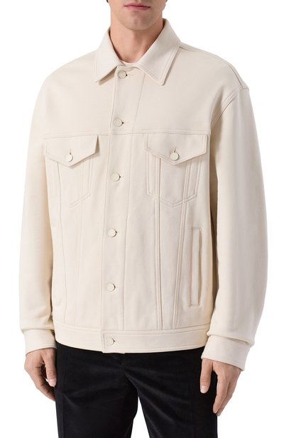 Хлопковая куртка-рубашка DOLCE & GABBANA, арт. G9BKBT/HU705, фото 3