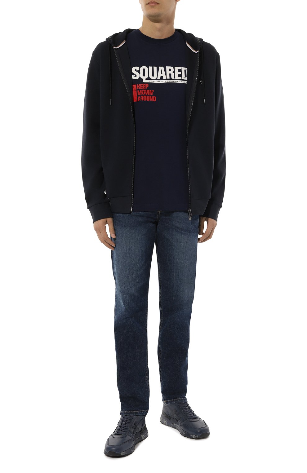 Хлопковая толстовка BOSS, арт. 50520303, фото 2