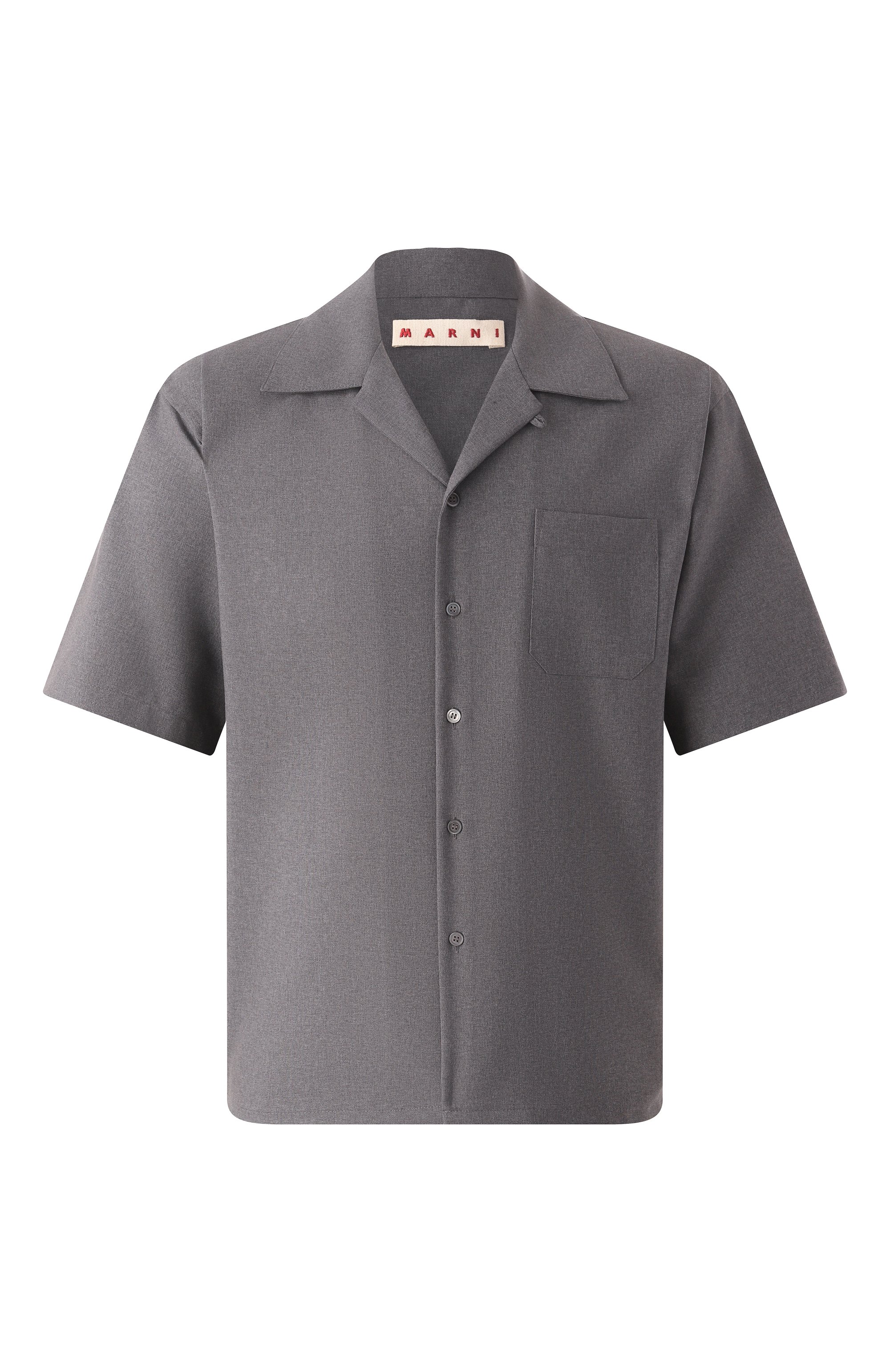 Шерстяная рубашка MARNI, арт. CUMU0213A5/TW839, фото 1