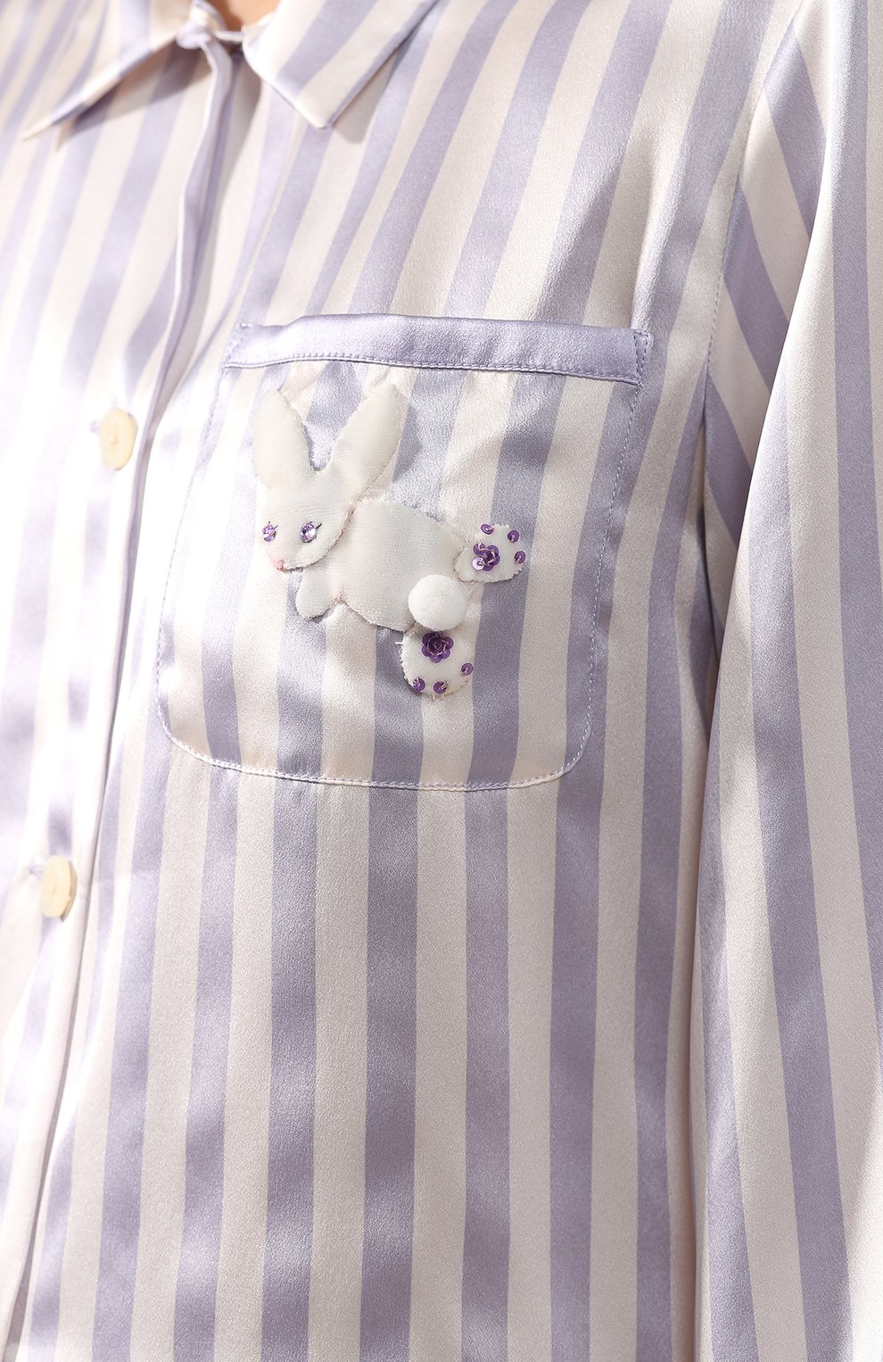 Шелковая блузка MORGAN LANE, арт. 18N38LV LAVENDER, фото 5