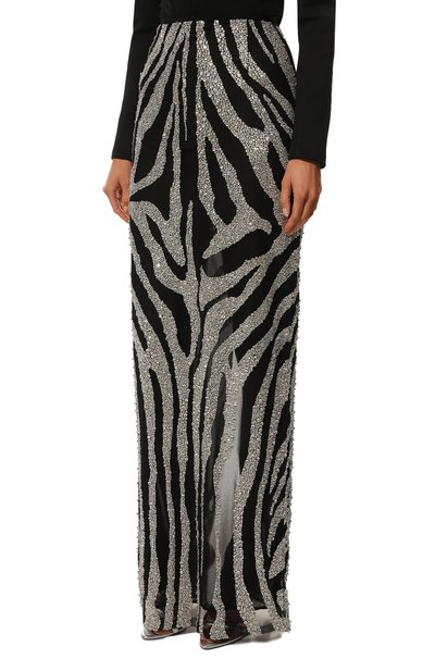 Юбка с пайетками TOM FORD черно-белого цвета по цене 1035000 руб., арт. GC5621-SDE307, фото 3 Юбка с пайетками TOM FORD, арт. GC5621-SDE307, фото 3