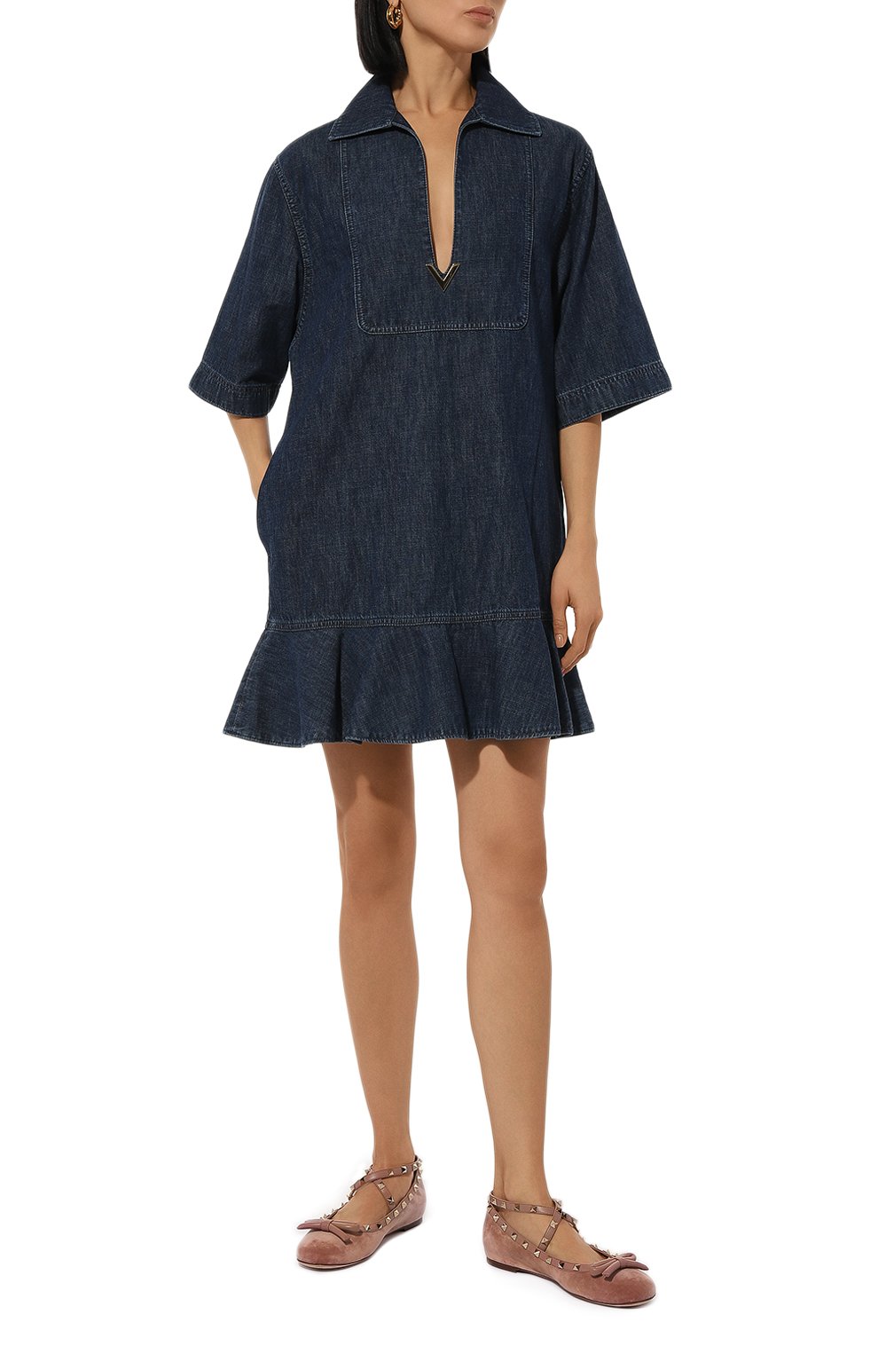 Джинсовое платье VALENTINO, арт. 5B3DA02N7MR, фото 2