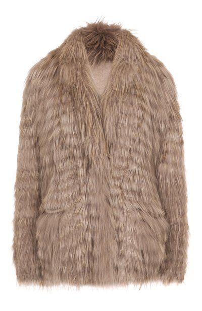 Женская шуба из лисы SIMONETTA RAVIZZA, арт. F05JA291F1