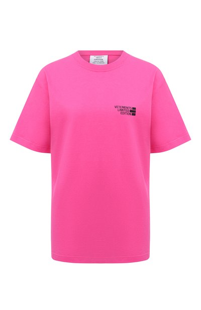 Женская хлопковая футболка VETEMENTS, арт. UE51TR720P 1611/W
