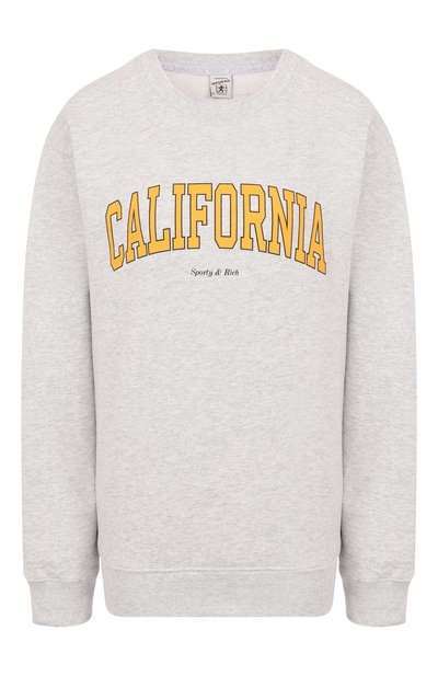 Хлопковый свитшот SPORTY AND RICH, арт. ST071508501GY03, фото 1