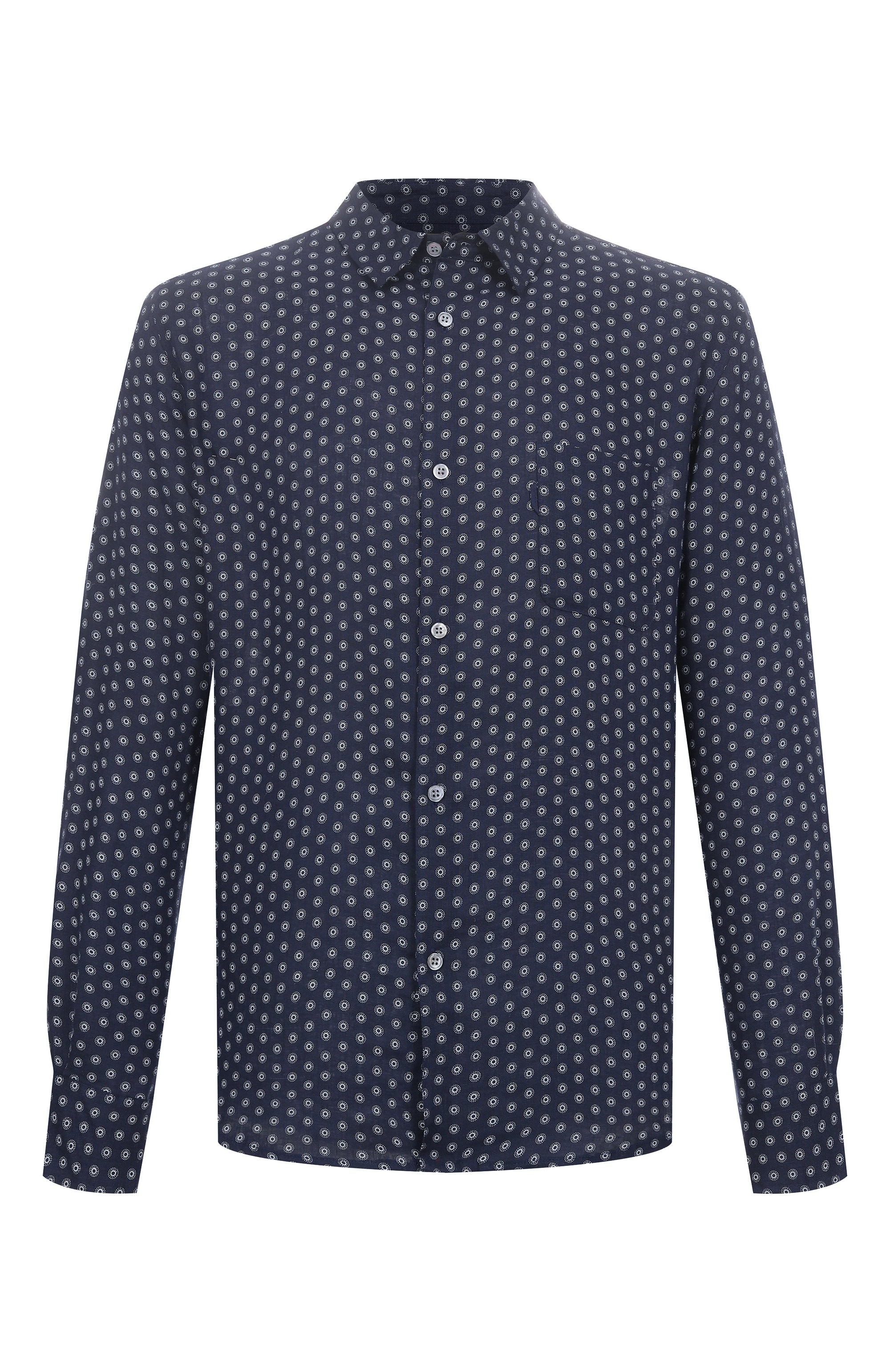 Льняная рубашка DEREK ROSE, арт. 9820/MILA012, фото 1