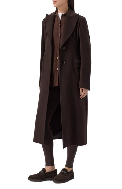 Кашемировый легинсы MVST коричневого цвета по цене 99500 руб., арт. M26.CFW.K409/BLENDED WS, фото 2 Кашемировый легинсы MVST, арт. M26.CFW.K409/BLENDED WS, фото 2