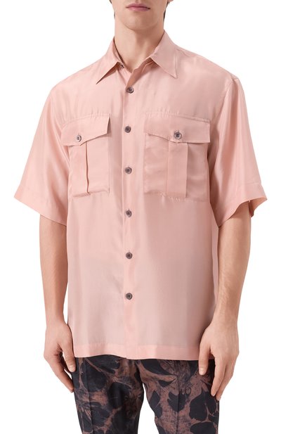 Шелковая рубашка DRIES VAN NOTEN, арт. 251-020706-1198, фото 3