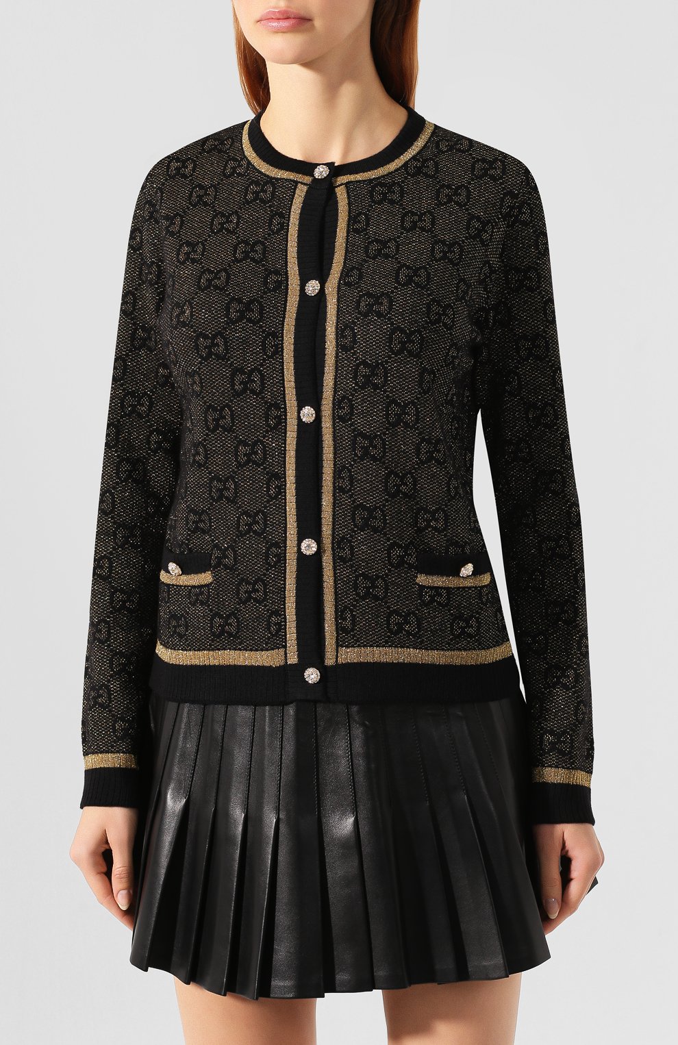 Шерстяной кардиган GUCCI, арт. 574165/XKARJ, фото 3