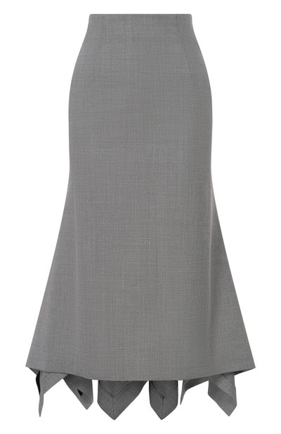 Женская юбка из шерсти и хлопка THE ATTICO, арт. 260WCS00299/WWC002AA