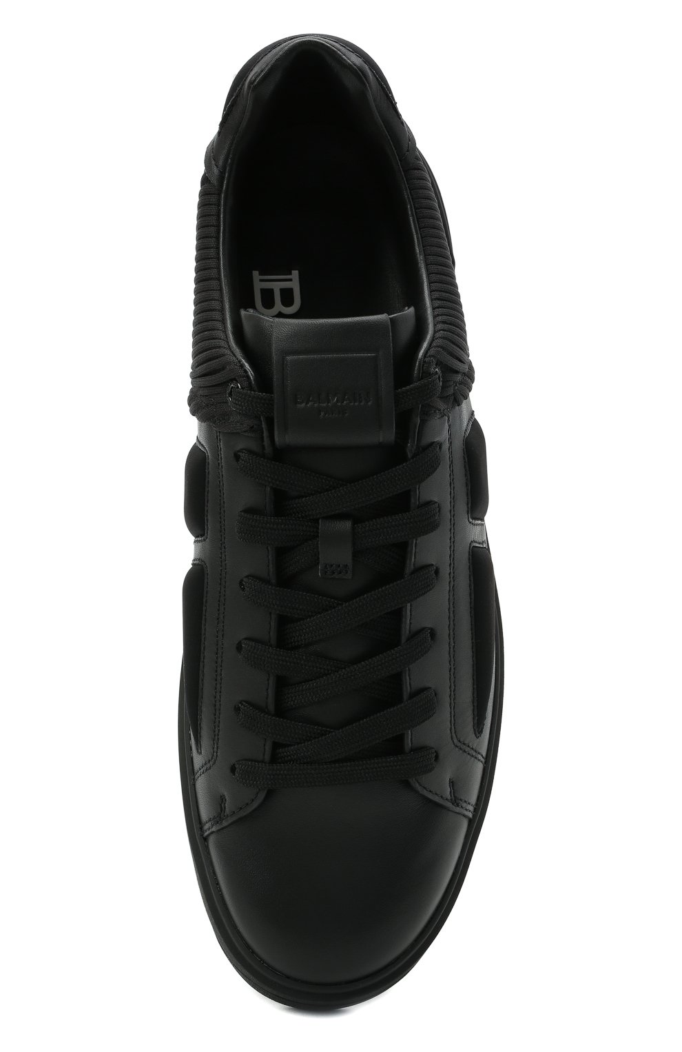 Комбинированные кеды b-court BALMAIN черного цвета по цене 69450 руб., арт. WM1VI268/TSNF, фото 5 Комбинированные кеды b-court BALMAIN, арт. WM1VI268/TSNF, фото 5