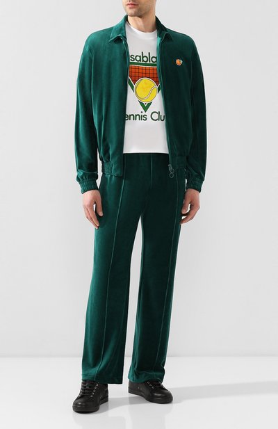 Хлопковая футболка CASABLANCA, арт. MS20-TS-001 CASA TENNIS CLUB IC0N, фото 2