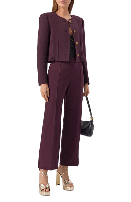 Кожаные босоножки Karli Platform 125 Jimmy Choo KARLIPF125BYK Золотой  KARLIPF125BYK Фото 3