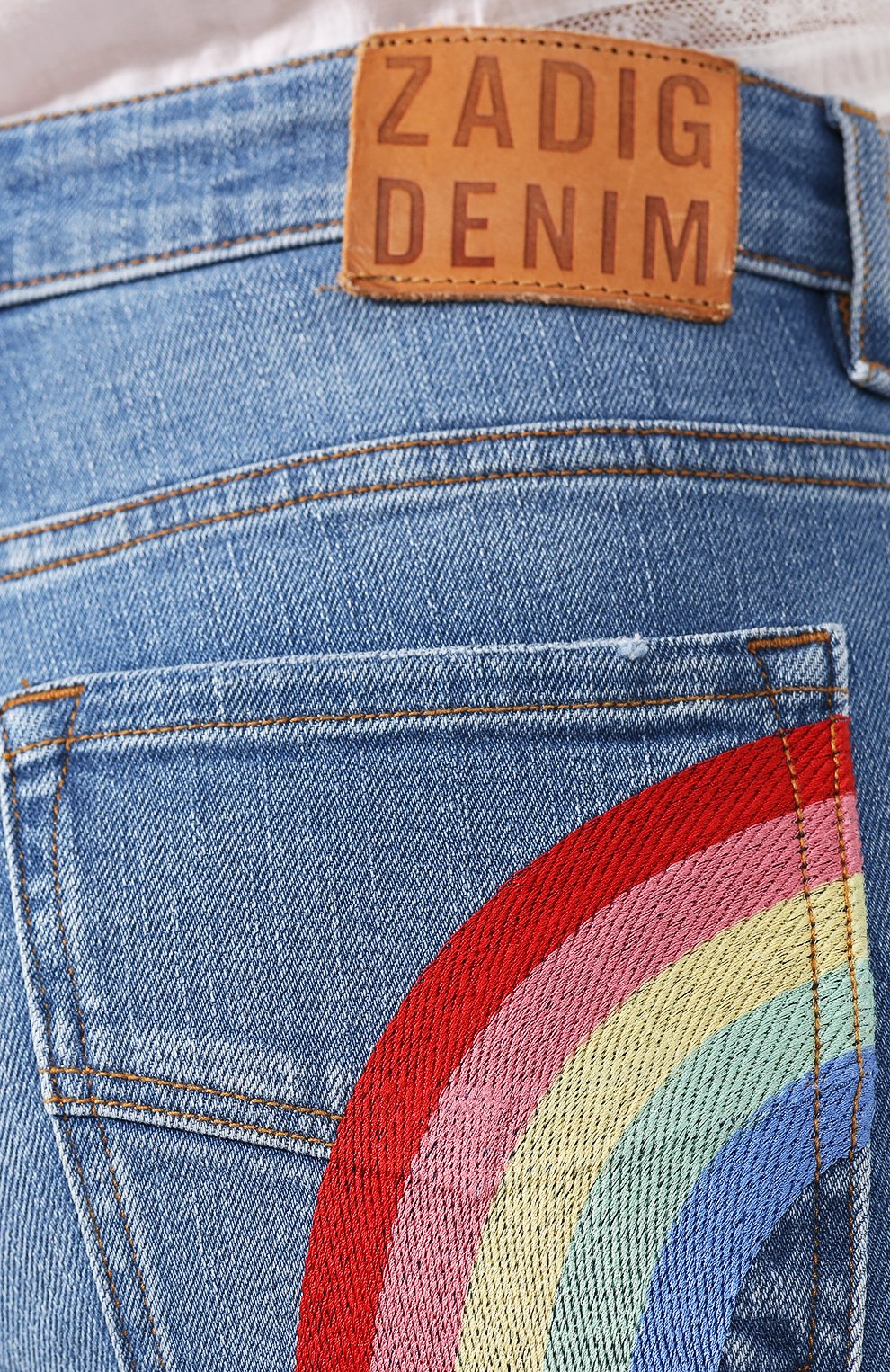 Джинсы прямого кроя ZADIG AND VOLTAIRE, арт. SHCS3001F, фото 5