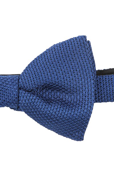 Шелковый галстук-бабочка LANVIN голубого цвета по цене 12250 руб., арт. 1900/B0W TIE, фото 3 Шелковый галстук-бабочка LANVIN, арт. 1900/B0W TIE, фото 3