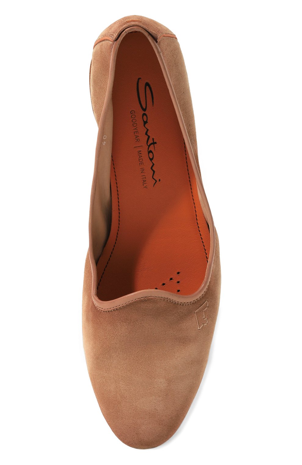 Замшевые лоферы SANTONI, арт. WUAY71013SA5SAEAC39, фото 6