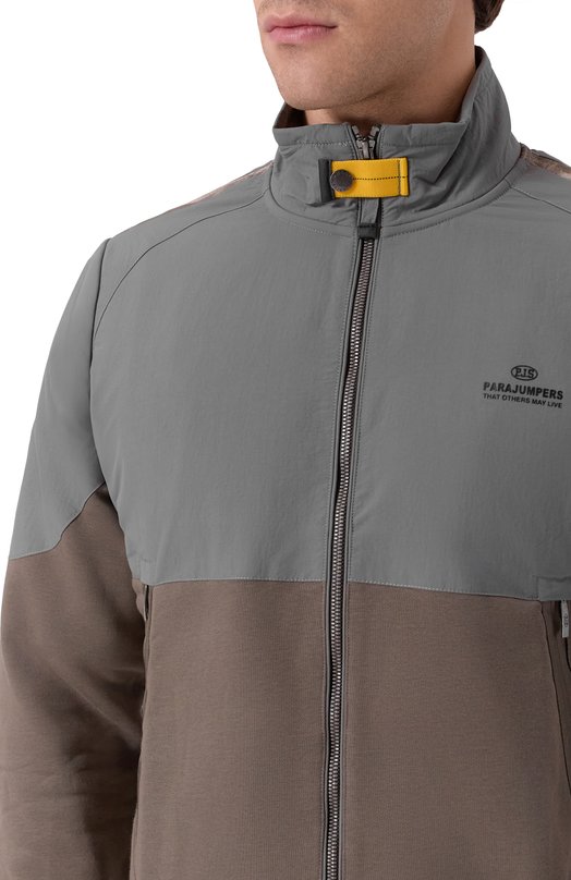 Комбинированная толстовка Parajumpers 25WMPMFLRE03 Коричневый  25WMPMFLRE03 Фото 5