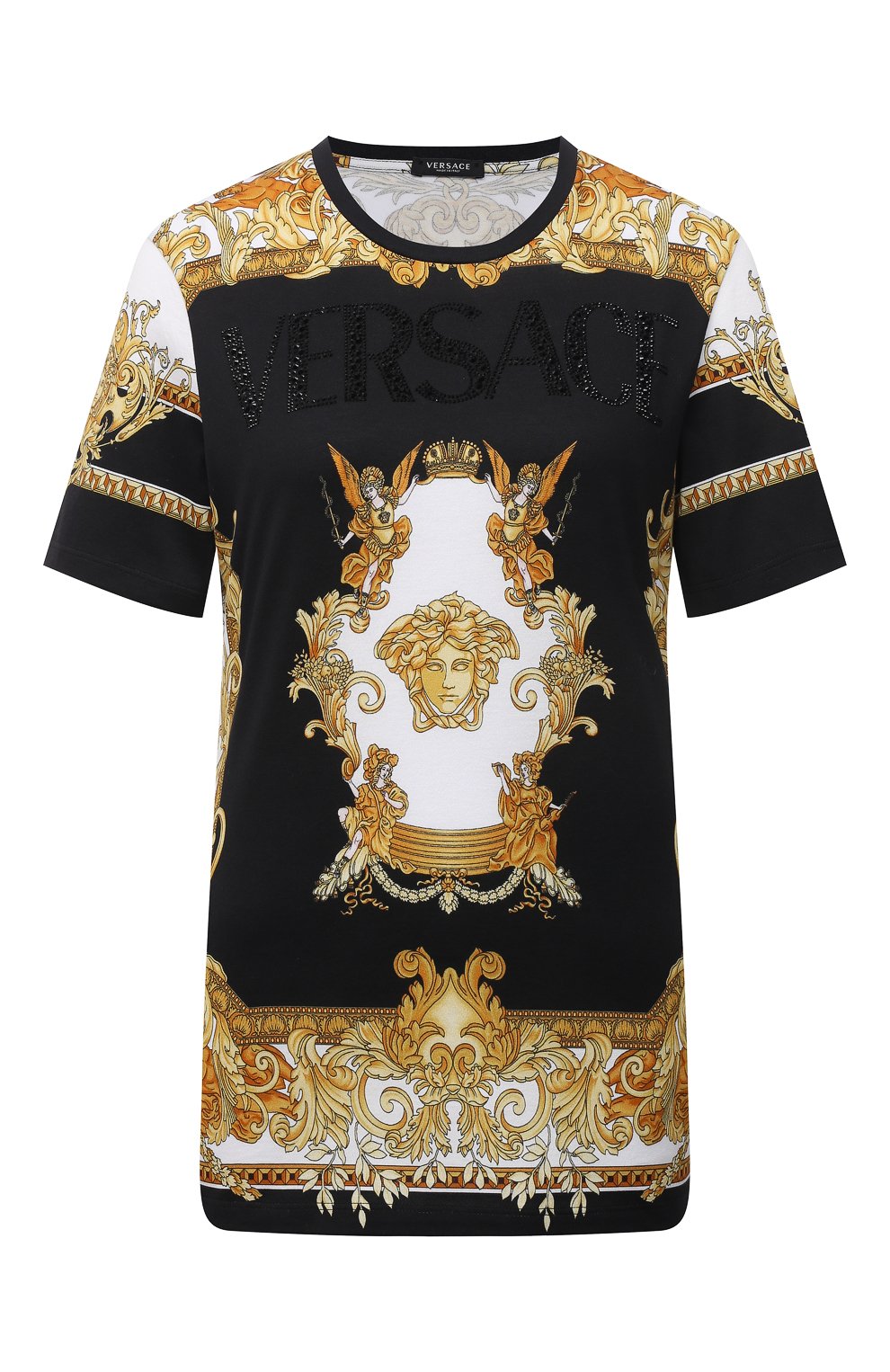 Хлопковая футболка VERSACE, арт. 1001532/1A01181, фото 1