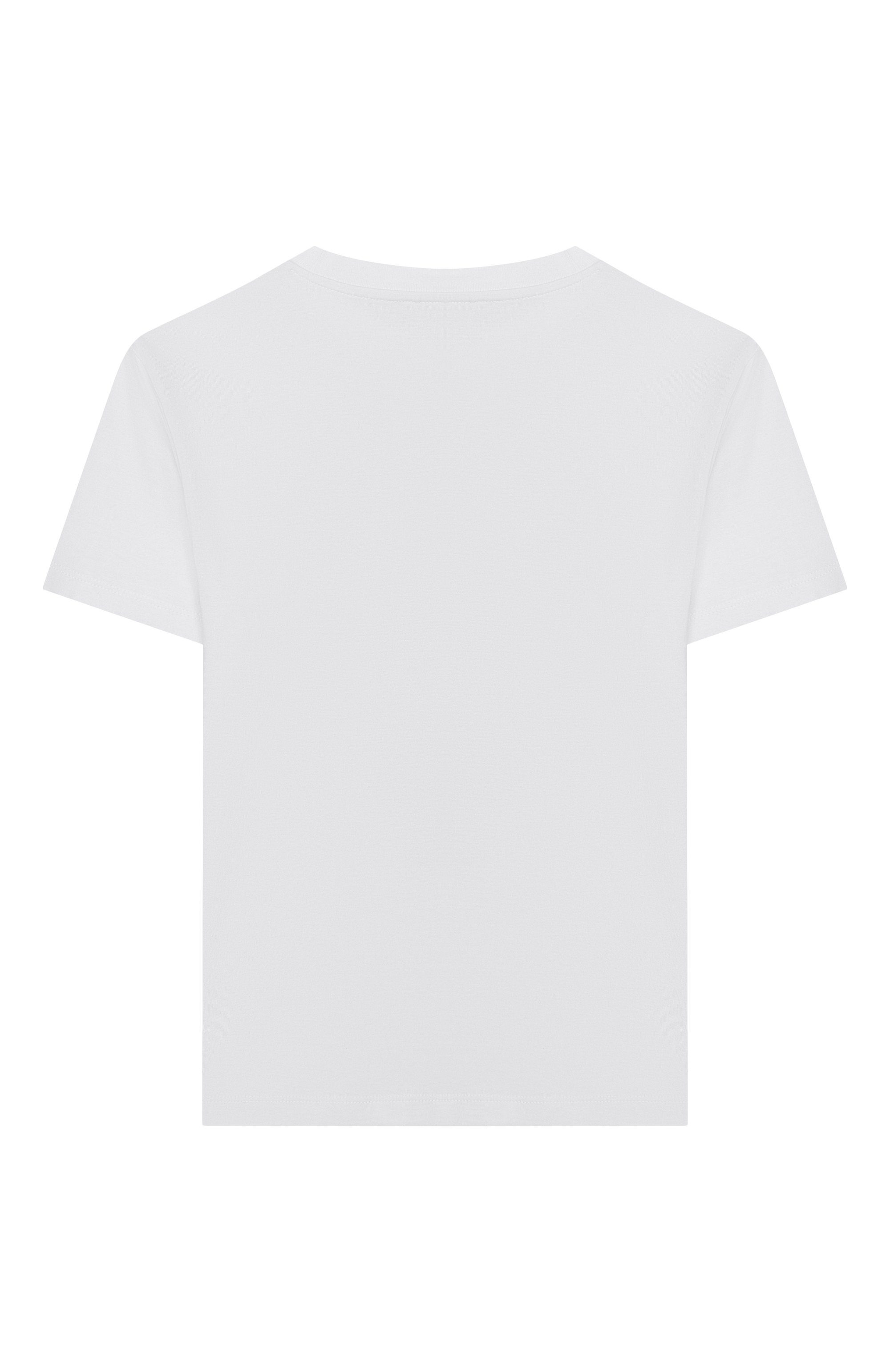 Хлопковая футболка STELLA MCCARTNEY белого цвета по цене 8530 руб., арт. TX8Q81, фото 2 Хлопковая футболка STELLA MCCARTNEY, арт. TX8Q81, фото 2