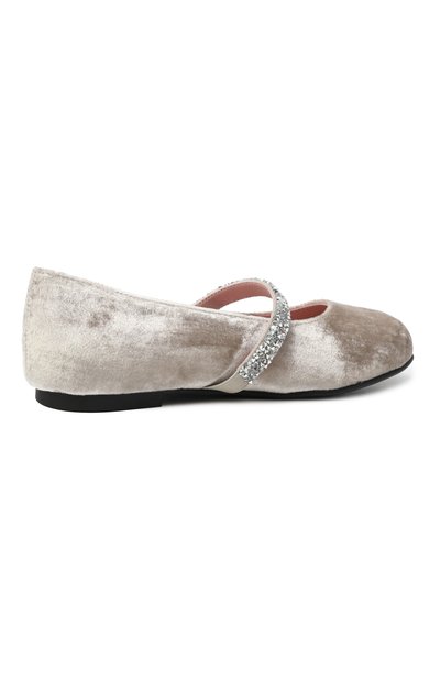 Бархатные балетки PRETTY BALLERINAS, арт. 49099, фото 3