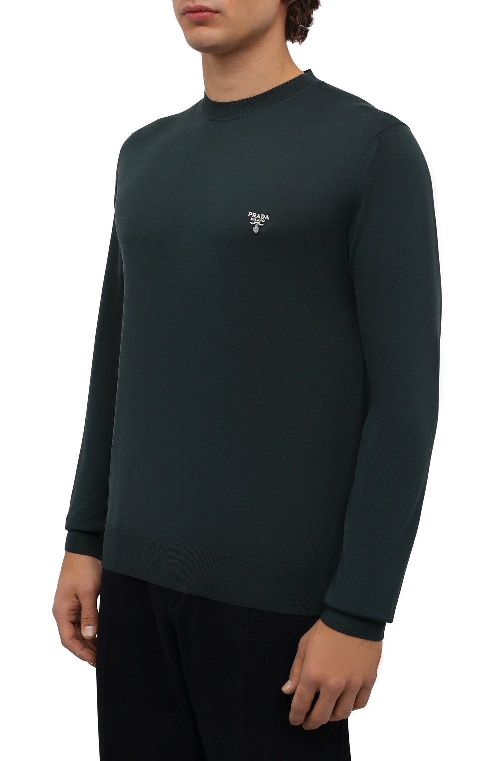 Шерстяной джемпер PRADA, арт. UMB264-1ZLE-F0422-212, фото 3