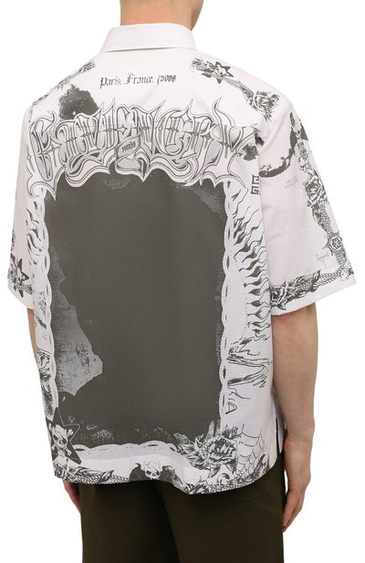Хлопковая рубашка GIVENCHY, арт. BM60PK13R6, фото 4