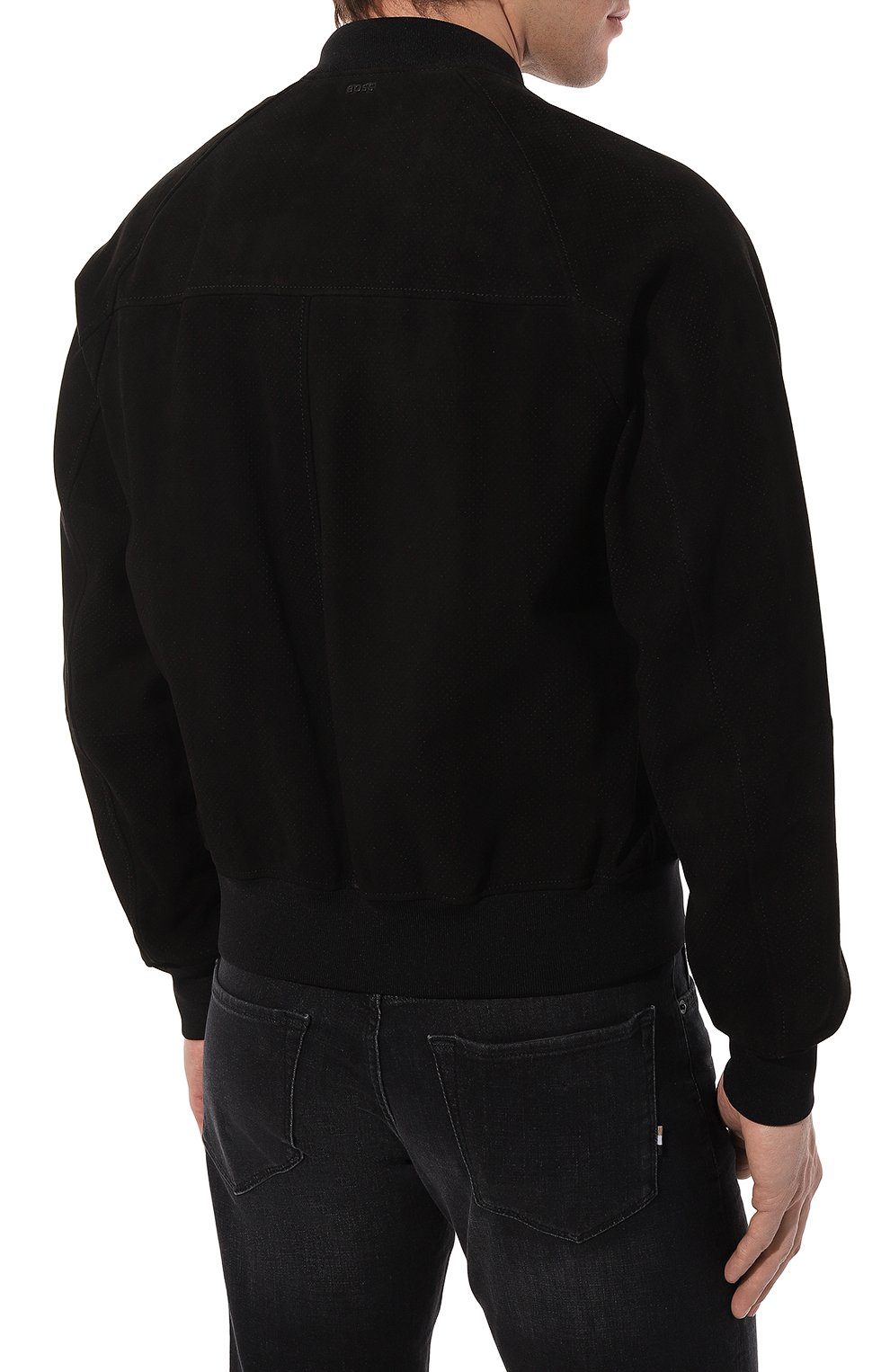 Замшевый бомбер BOSS, арт. 50485069, фото 4