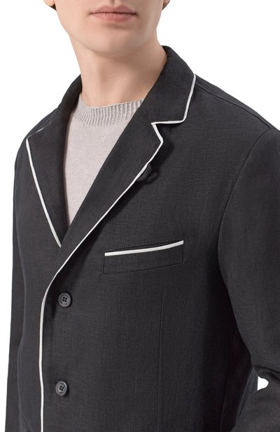 Льняной п иджак HANNES ROETHER, арт. LED32GER.602, фото 5