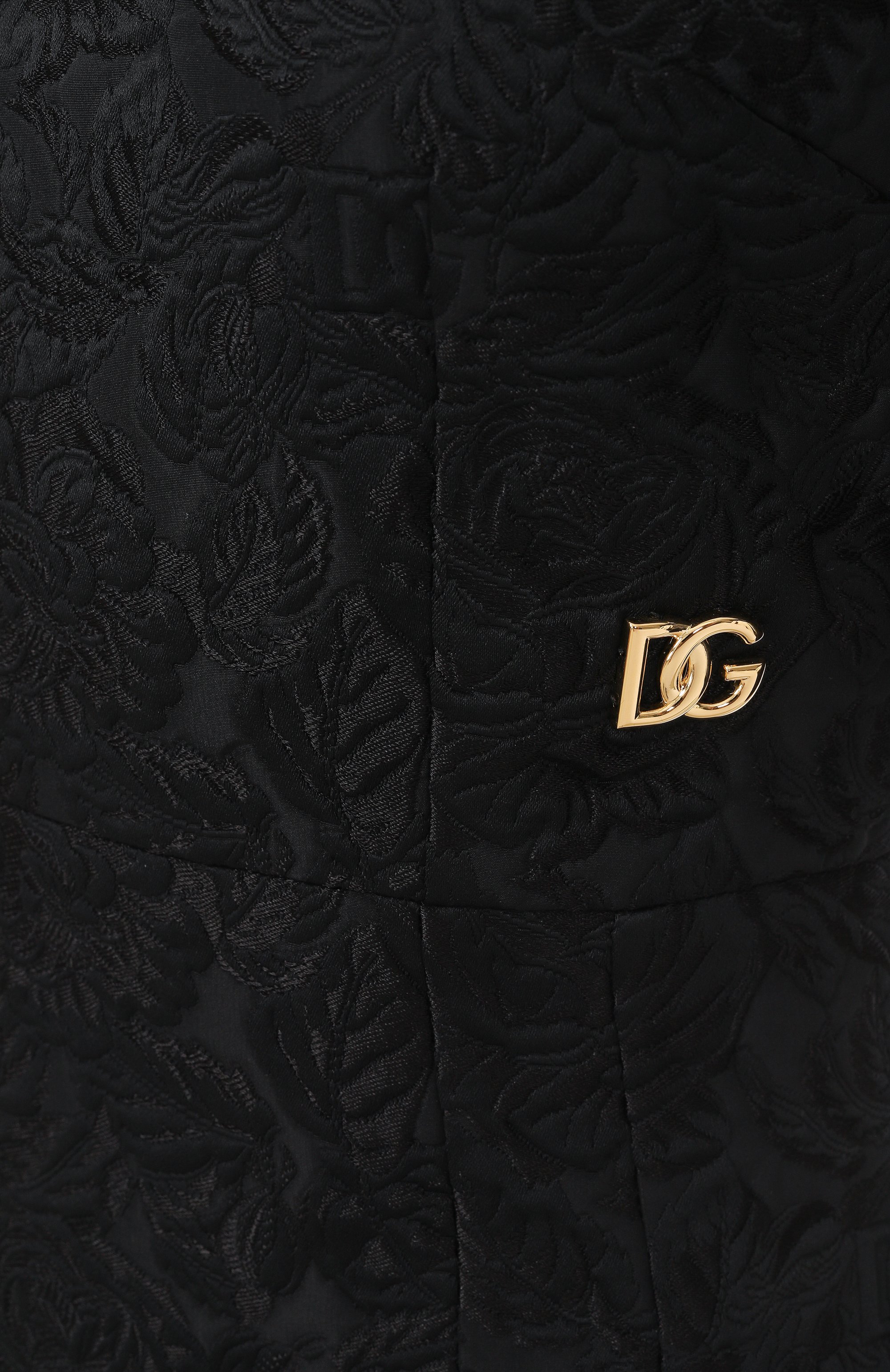 Платье из хлопка и шелка DOLCE & GABBANA, арт. F6ARLT/GDCSS, фото 6