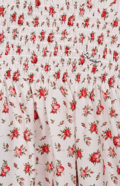 Хлопковый сарафан DOLCE & GABBANA кремового цвета по цене 45400 руб., арт. L54DE0/HS5UB, фото 3 Хлопковый сарафан DOLCE & GABBANA, арт. L54DE0/HS5UB, фото 3