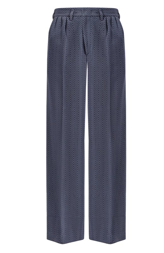 Брюки из хлопка и вискозы Missoni DS25WI01/BR00JC Синий DS25WI01/BR00JC