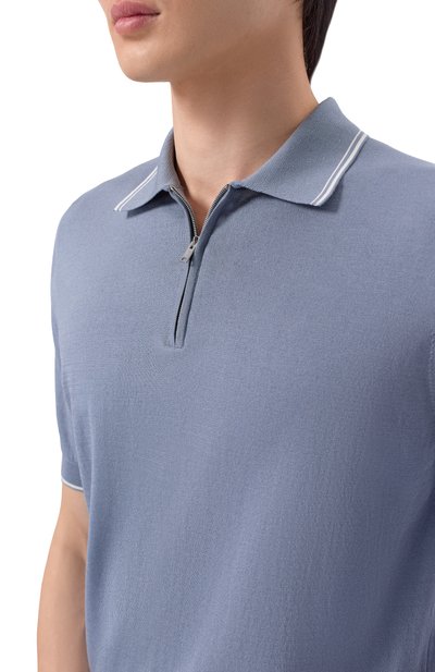 Поло из хлопка и шелка MVST, арт. M26.CSM.K425, фото 5