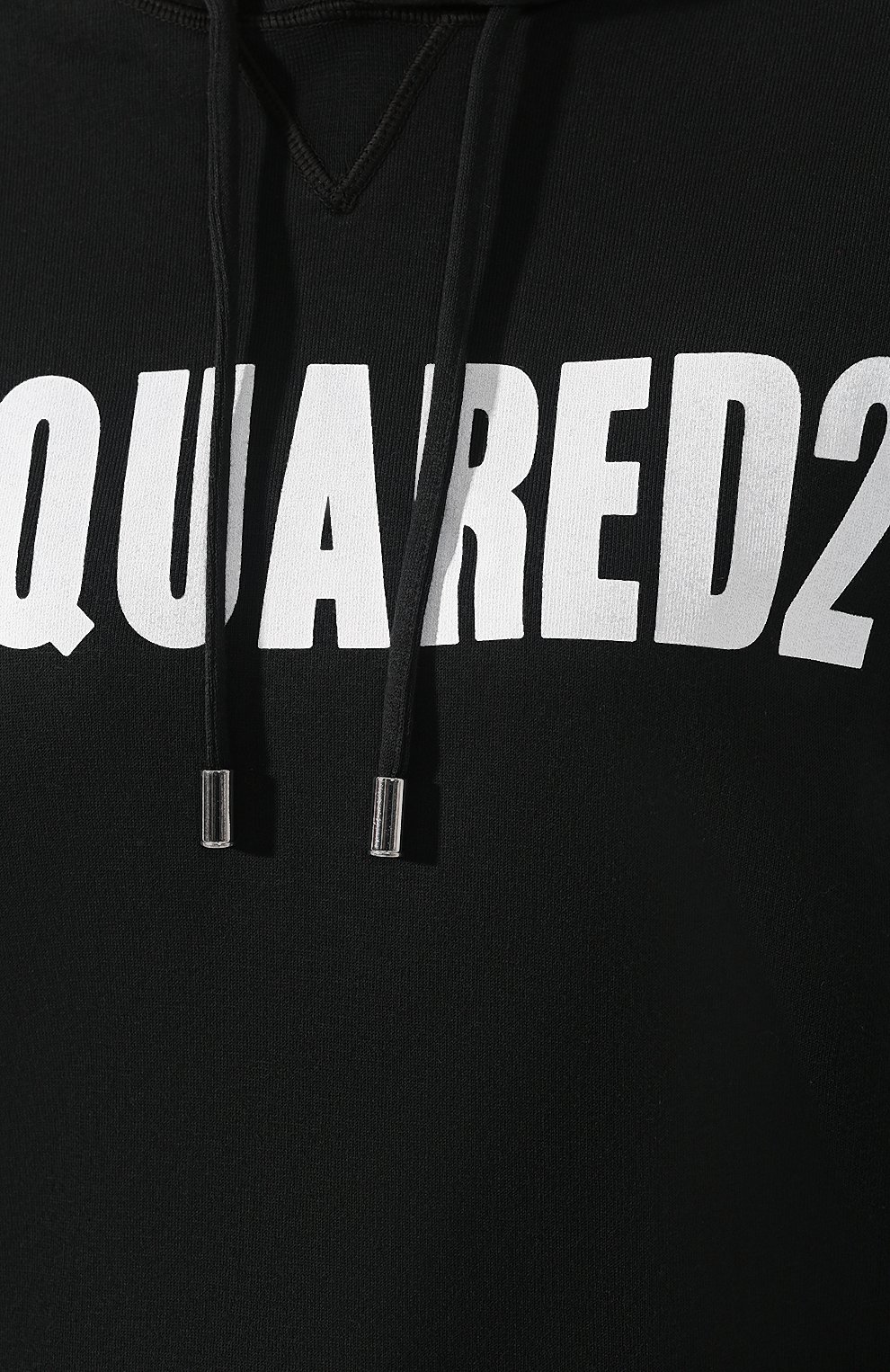Хлопковое худи DSQUARED2 черного цвета по цене 48100 руб., арт. S72GU0206/S25030, фото 5 Хлопковое худи DSQUARED2, арт. S72GU0206/S25030, фото 5