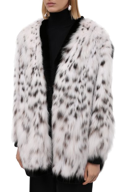 Кардиган из меха рыси и норки FENDI, арт. FNE40I A8QK, фото 3