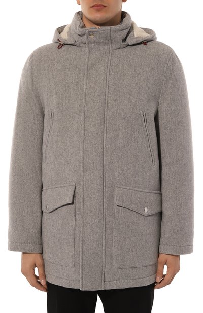 Утепленная куртка с подкладкой из овчины BRUNELLO CUCINELLI, арт. MT4976890, фото 3