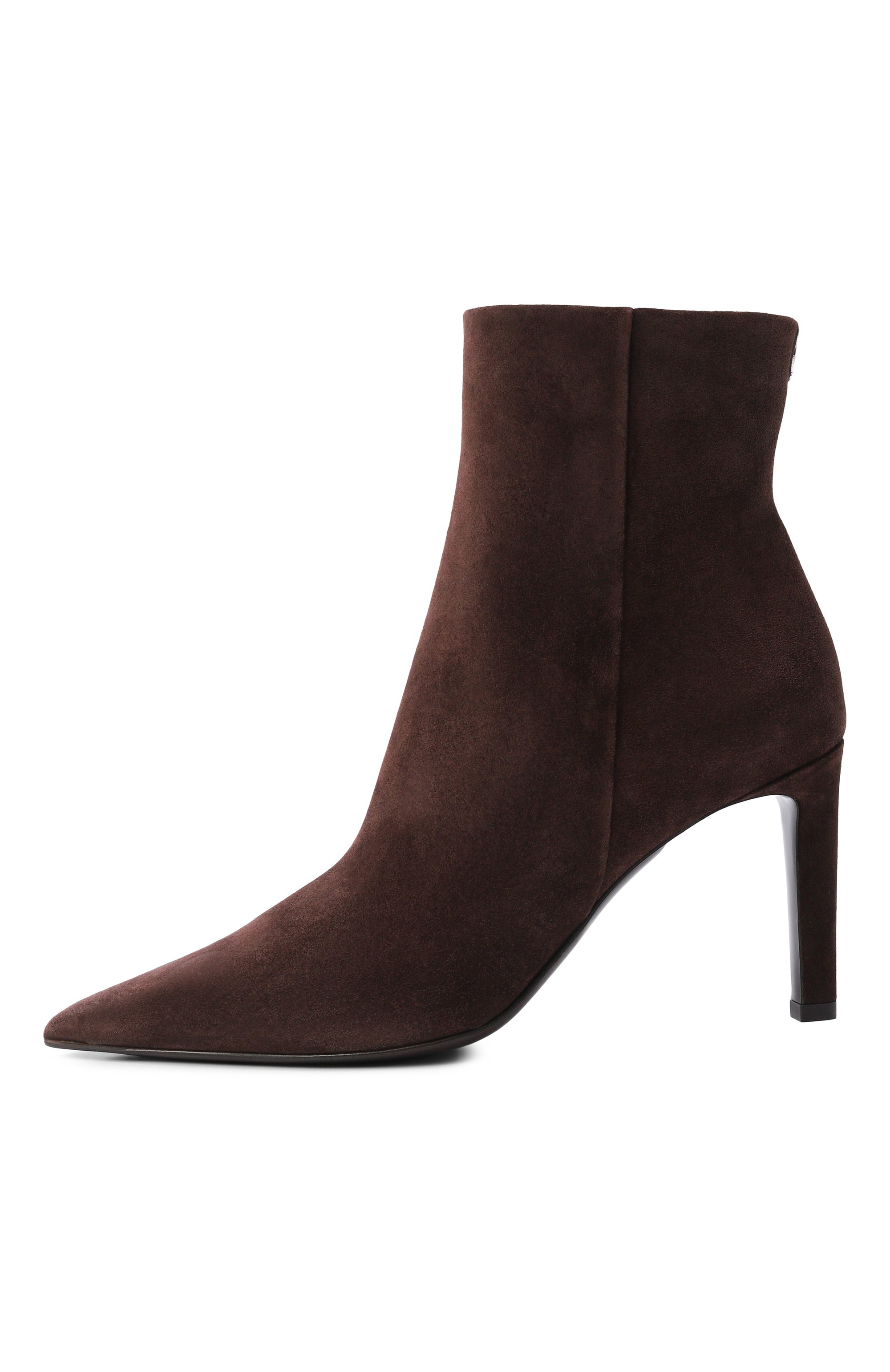 Замшевые ботильоны frankie 85 JIMMY CHOO, арт. FRANKIEAB85SVV, фото 4