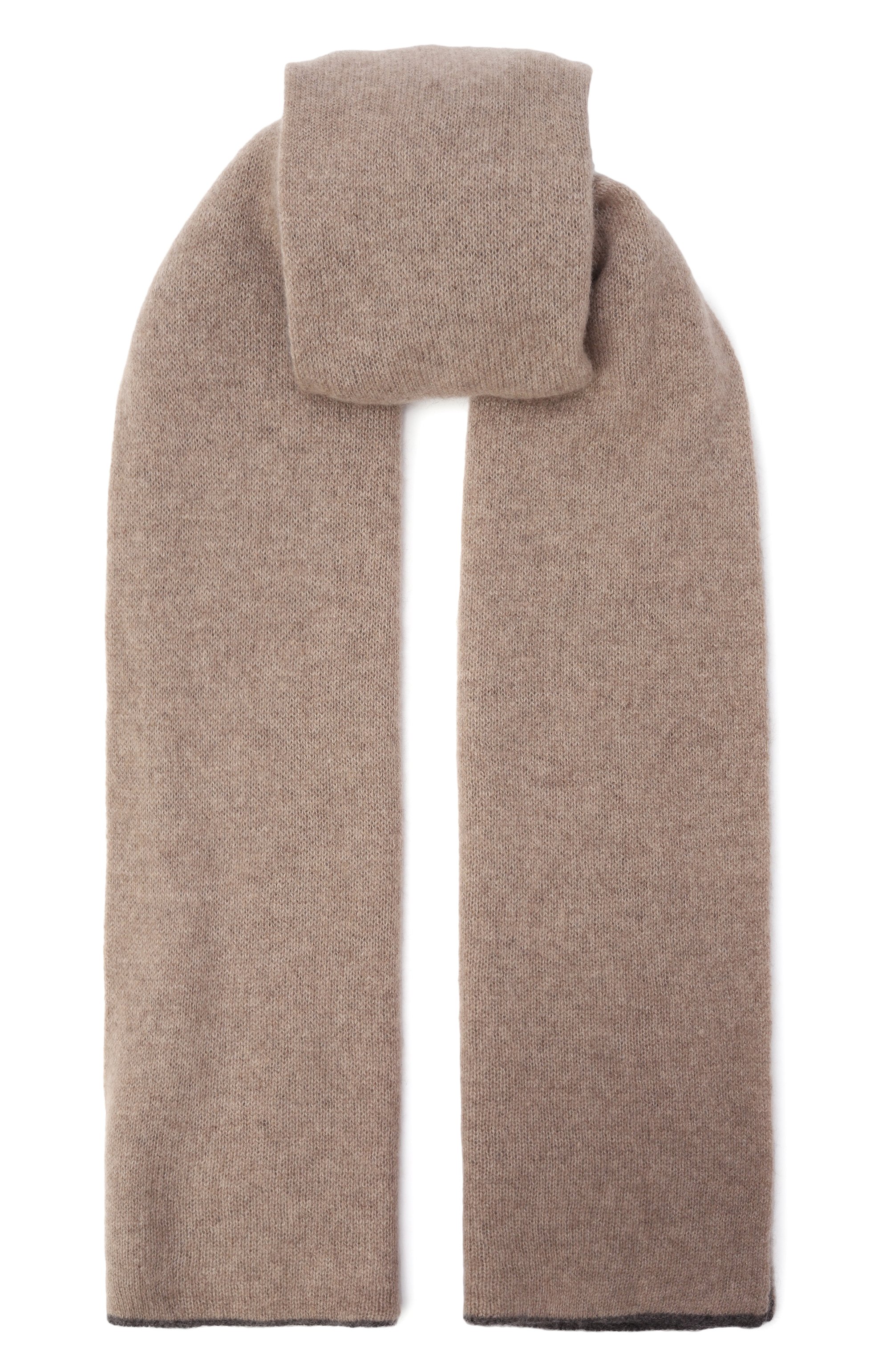 Двусторонний шарф из кашемира ANDREA CAMPAGNA бежевого цвета по цене 45950 руб., арт. 15521, фото 1 Двусторонний шарф из кашемира ANDREA CAMPAGNA, арт. 15521, фото 1